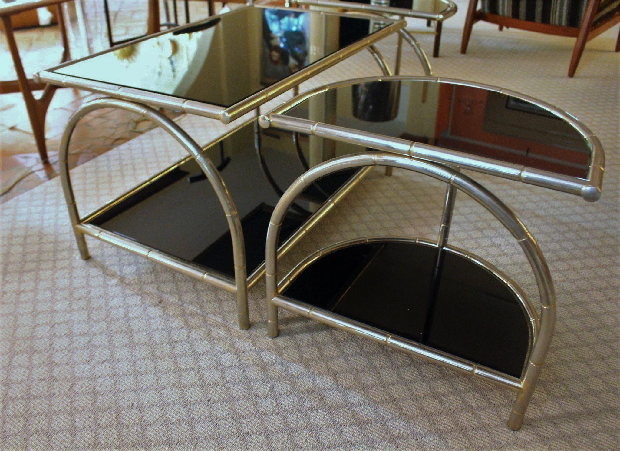 Mid-Century Modern Ensemble table basse et table d'appoint The Moderns en vente