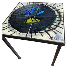 Vintage Mid-Century Modern coffee table tiles Belarti 