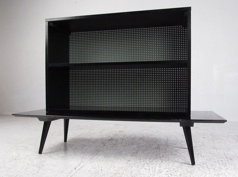 MidCentury Modern Coffee Table with Bookcase Topper by Paul McCobb For