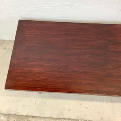 Mid-Century Modern Coffee Table with Tapered Legs