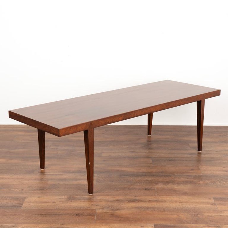 Curated visual reference: Danish Tapered Coffee Table Apartment Reference: Mid Century Modern Coffee Table With Tapered Legs From Denmark