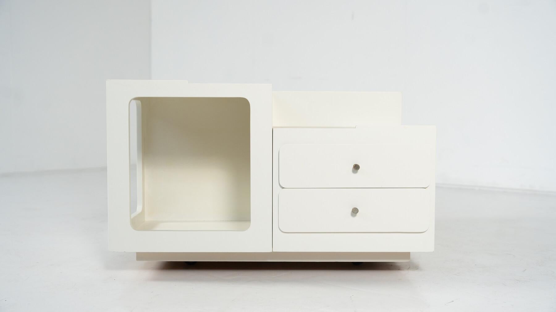 20ième siècle Table basse moderne du milieu du siècle, bois, Italie, 1970 en vente