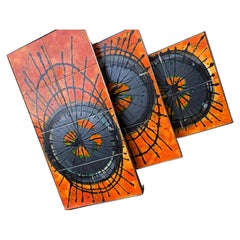 Mesas de centro modernas de mediados de siglo azulejos Belarti (3 uds.)