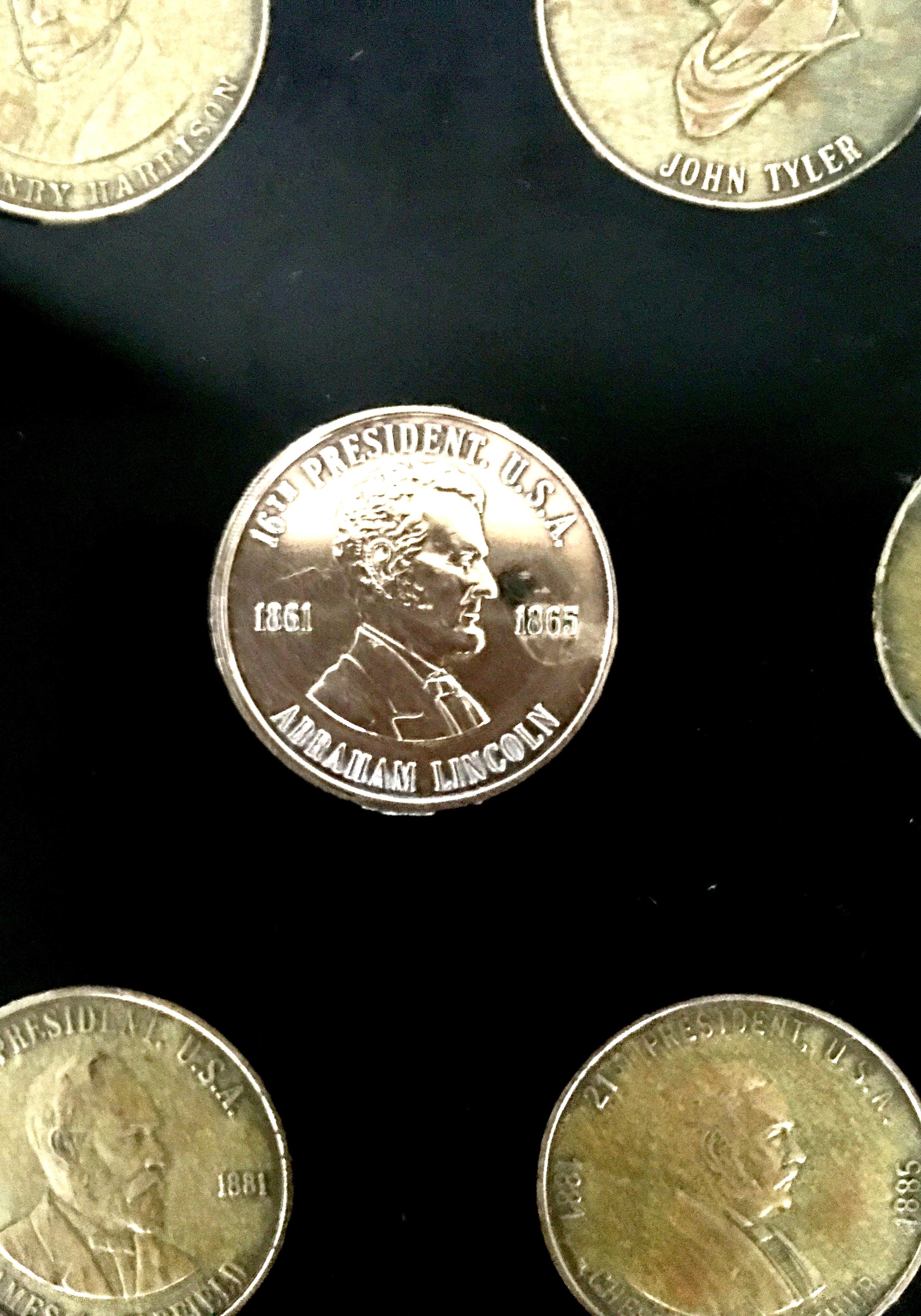 American Mid-Century Modern Coin Tray & 22-Karat Gold 