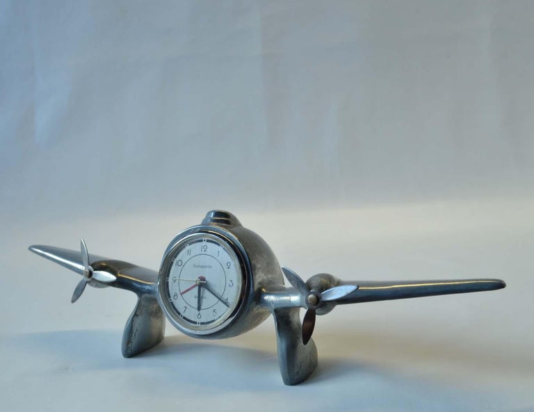 Collection of Plane Model Sculptures in Aluminium, Chrome  For Sale 2