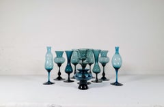 Collection de vases sculpturaux Gullaskruf, Suède, années 1960