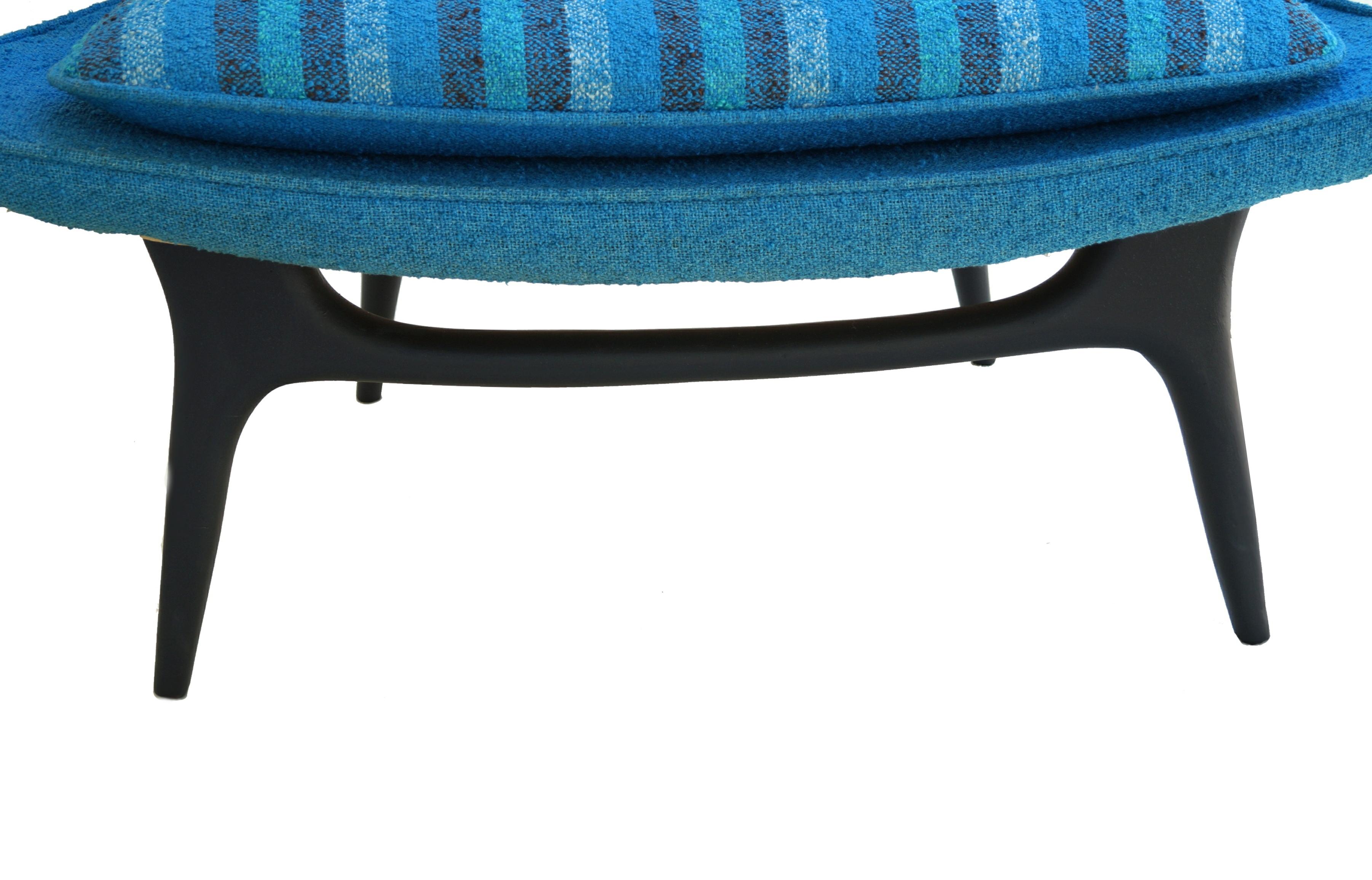 Mid-Century Modern Collective Modern Karpen of California Horn Chair In Good Condition In Wayne, NJ