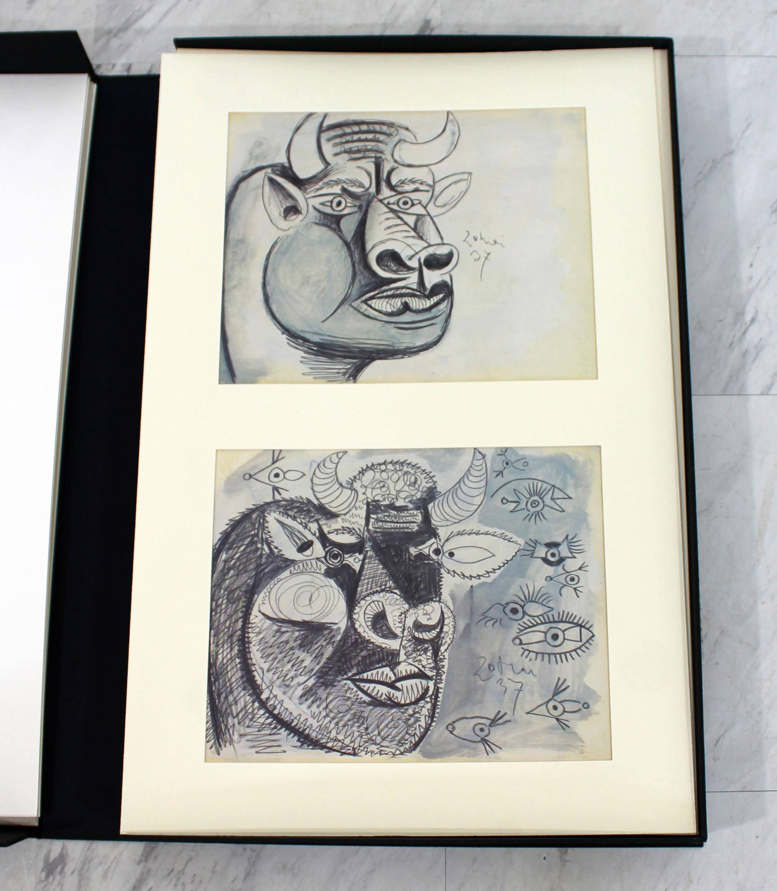 The Moderns Modern Color Facsimiles of Picasso's 42 Preliminary Studies Guernica (en anglais) Bon état à Keego Harbor, MI