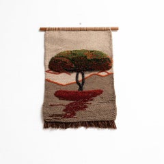 Mid Century Modern Colorful Tapestry, circa 1970
