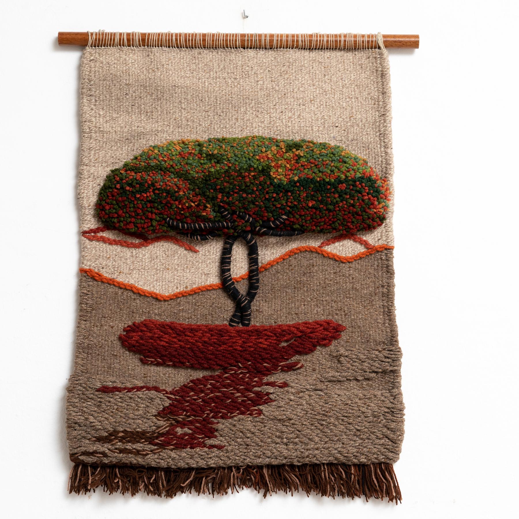 Tapiz colorido Mid Century Modern, hacia 1970 en Bueno estado para la venta en Barcelona, ES