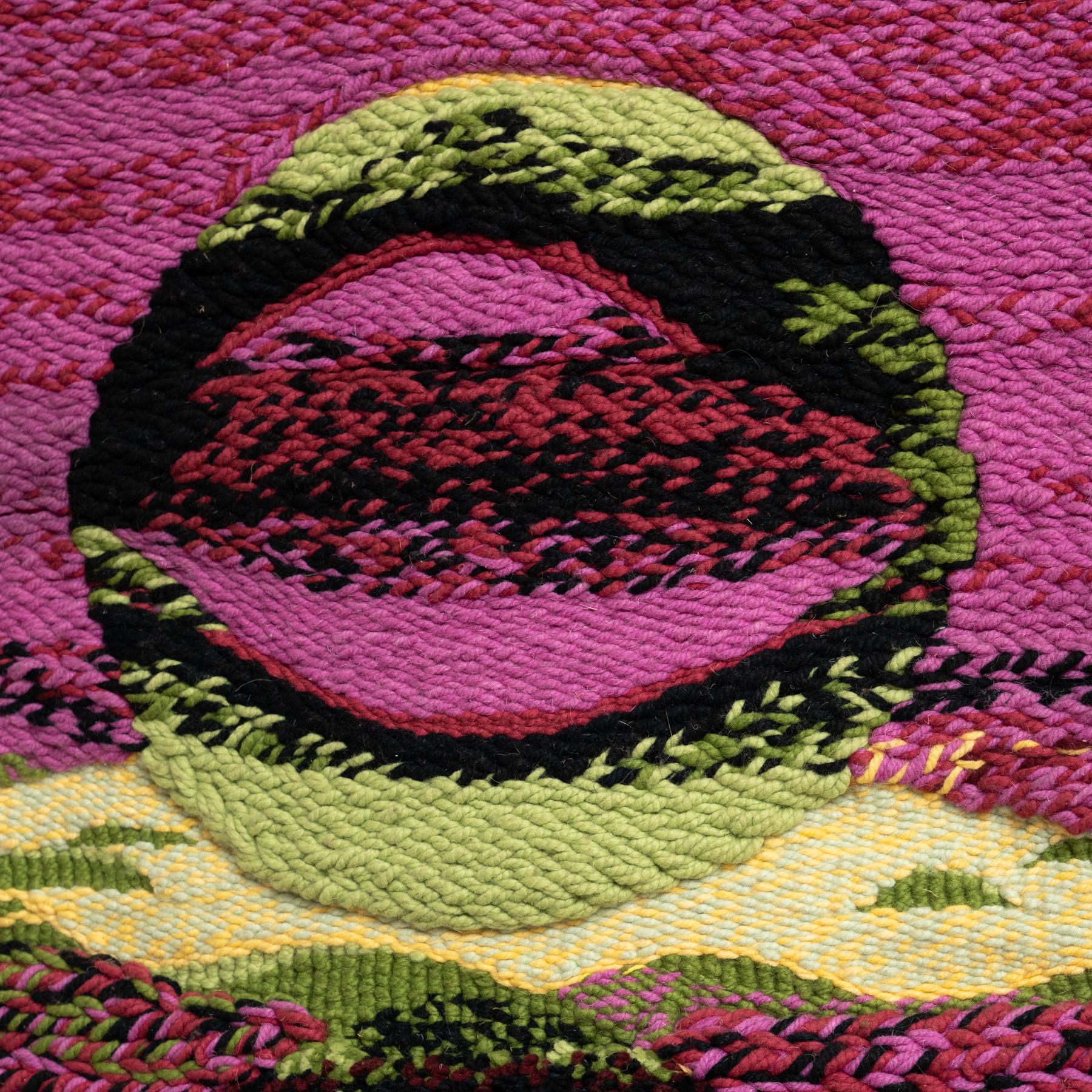 Tapiz colorido Mid Century Modern, hacia 1970 finales del siglo XX en venta
