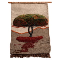 Mid Century Modern Colorful Tapestry, circa 1970