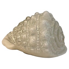 Mid century Modern " Conch Shell"Table Lamp in Murano Glass, Italy circa 1960