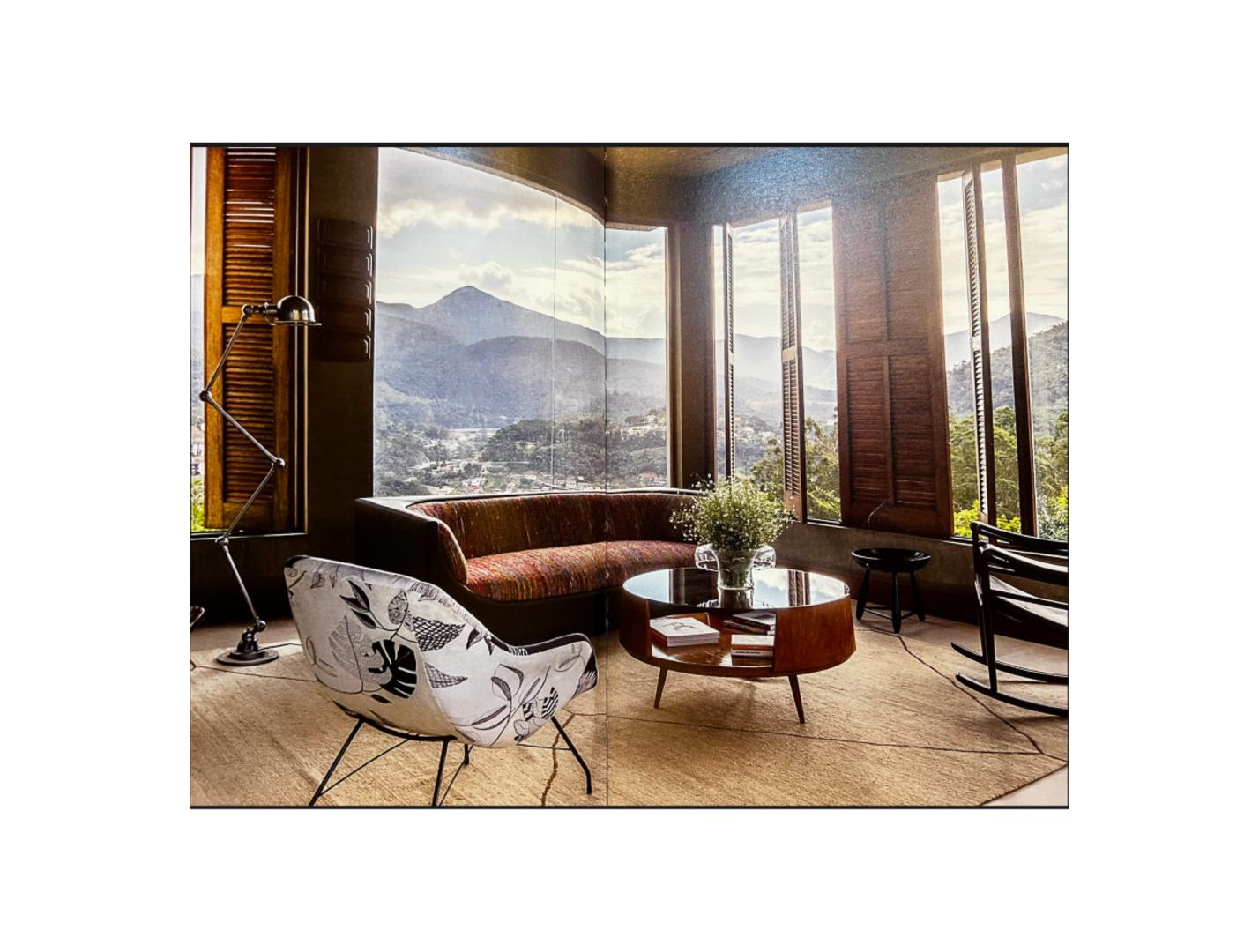 Mid Century Modern Concha Armchairs in Leather & Metal by Carlo Hauner, c. 1950 4