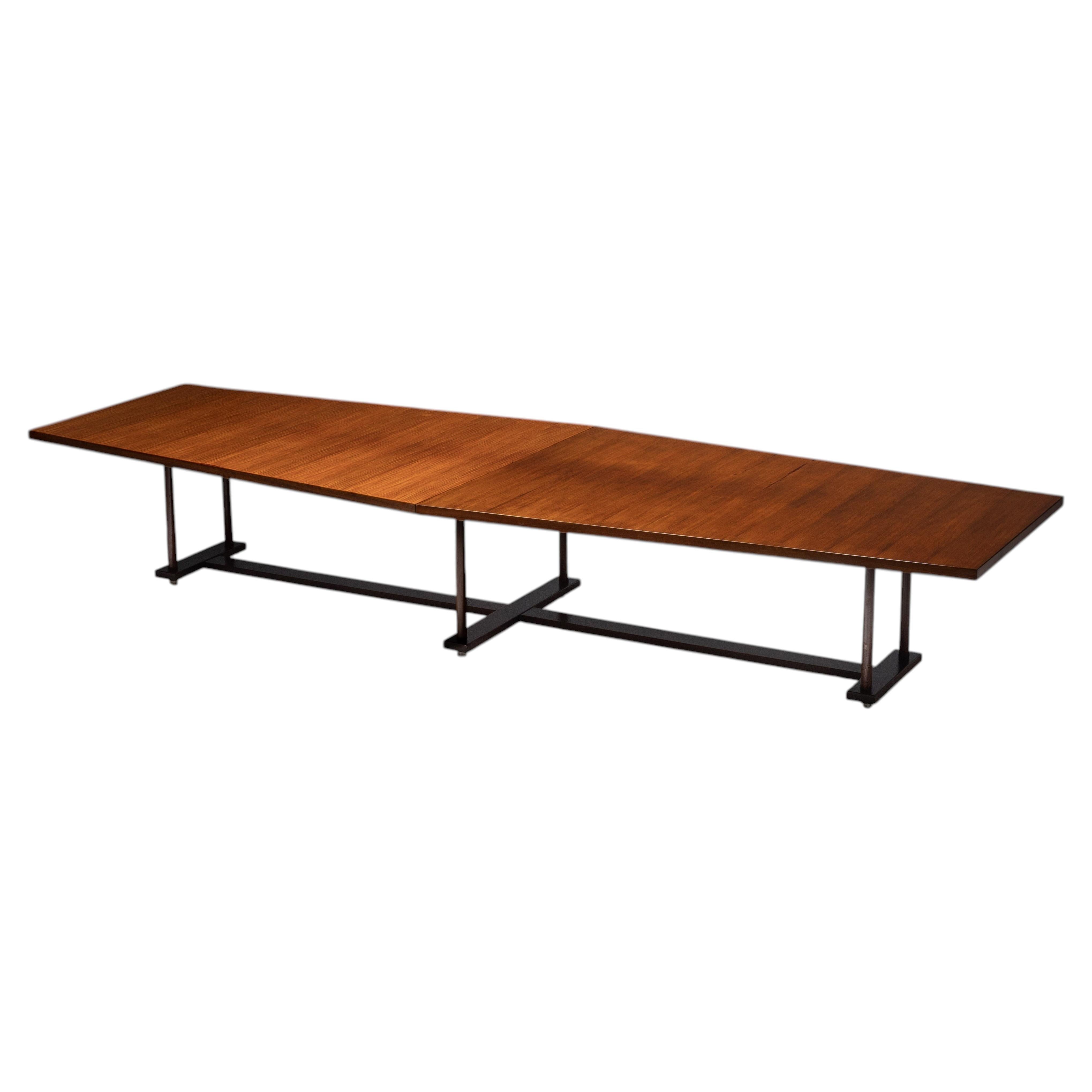Table de conférence moderne du milieu du siècle, Europe, années 1960