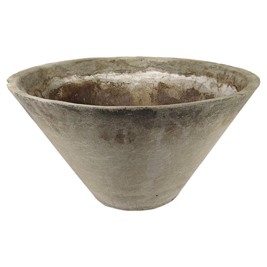 Mid-Century Modern Conical Shaped Planter by Willy Guhl for Eternit
