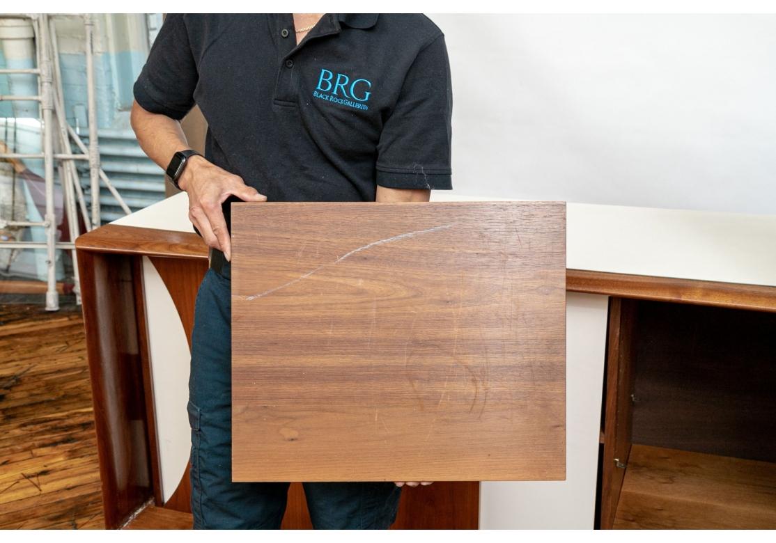 Mid Century Modern Console Cabinet - Restoration Project For Sale 9