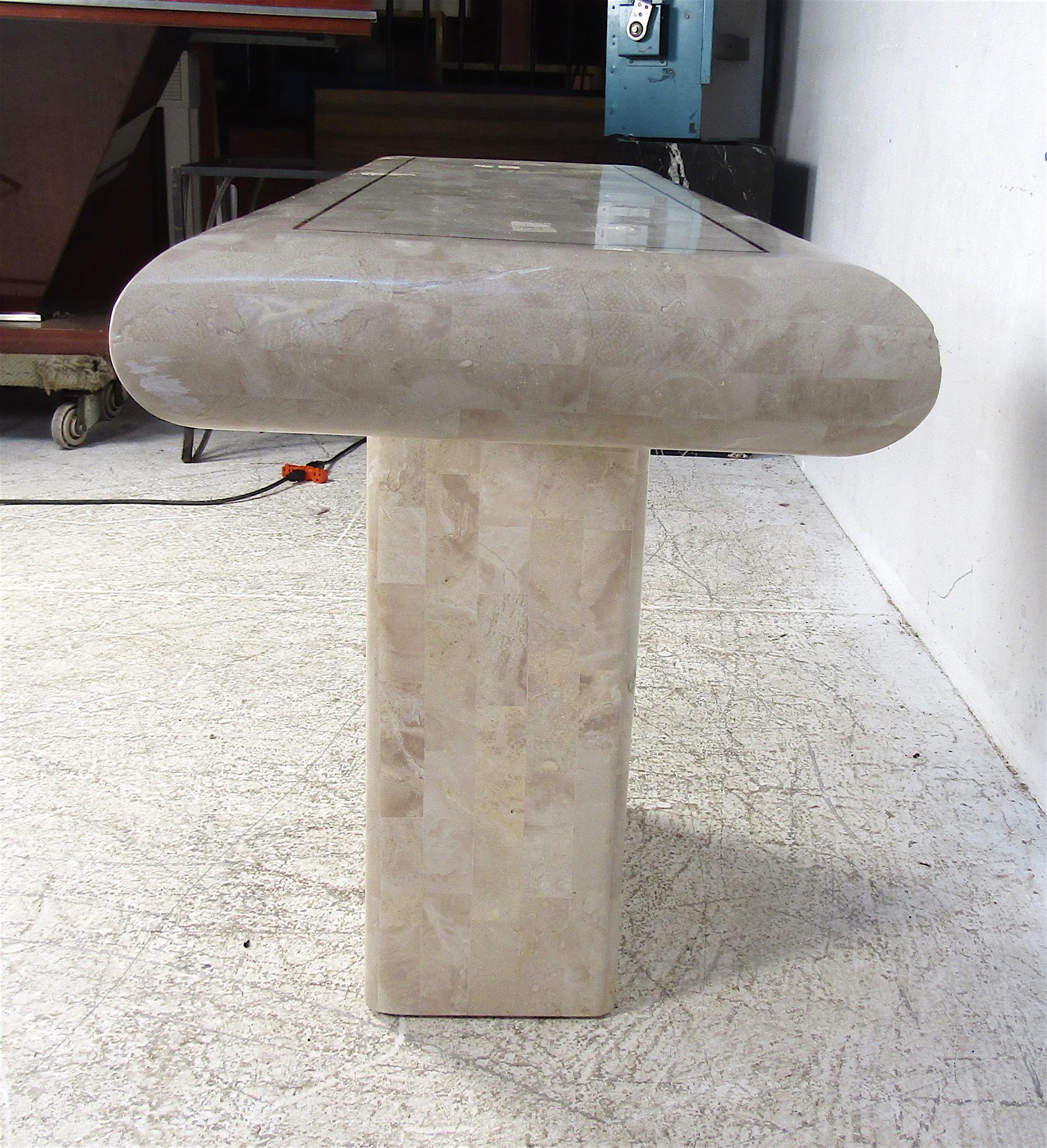 Mid-Century Modern Console Table by Maitland Smith In Good Condition For Sale In Brooklyn, NY