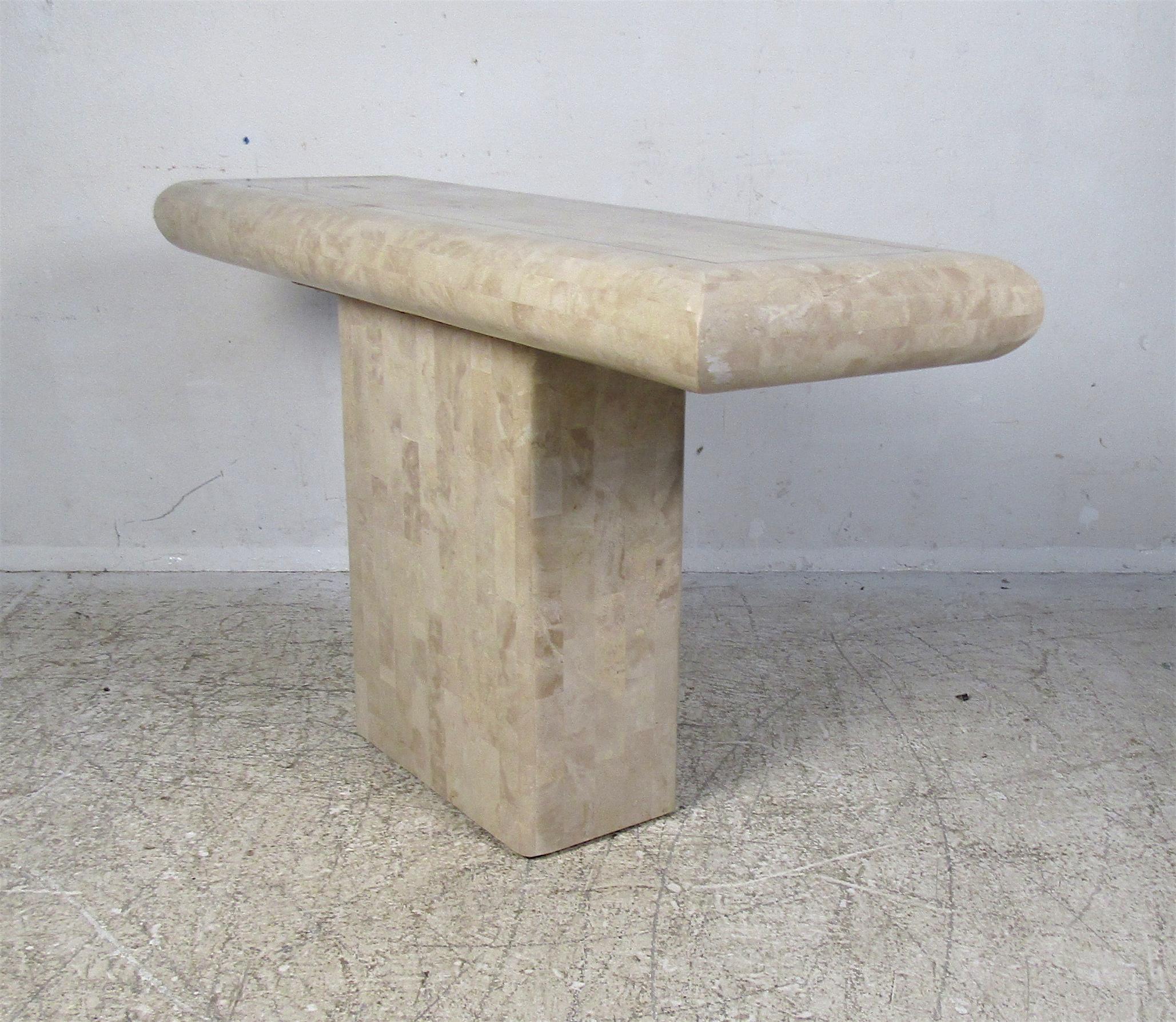 Table console moderne du milieu du siècle dernier par Maitland Smith Bon état - En vente à Brooklyn, NY