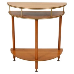 Mid Century Modern Console Table Half Round