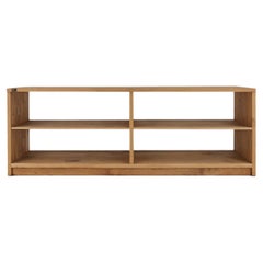 Mid-century modern console table in oak wood by Le Noble, Belgium, 1990