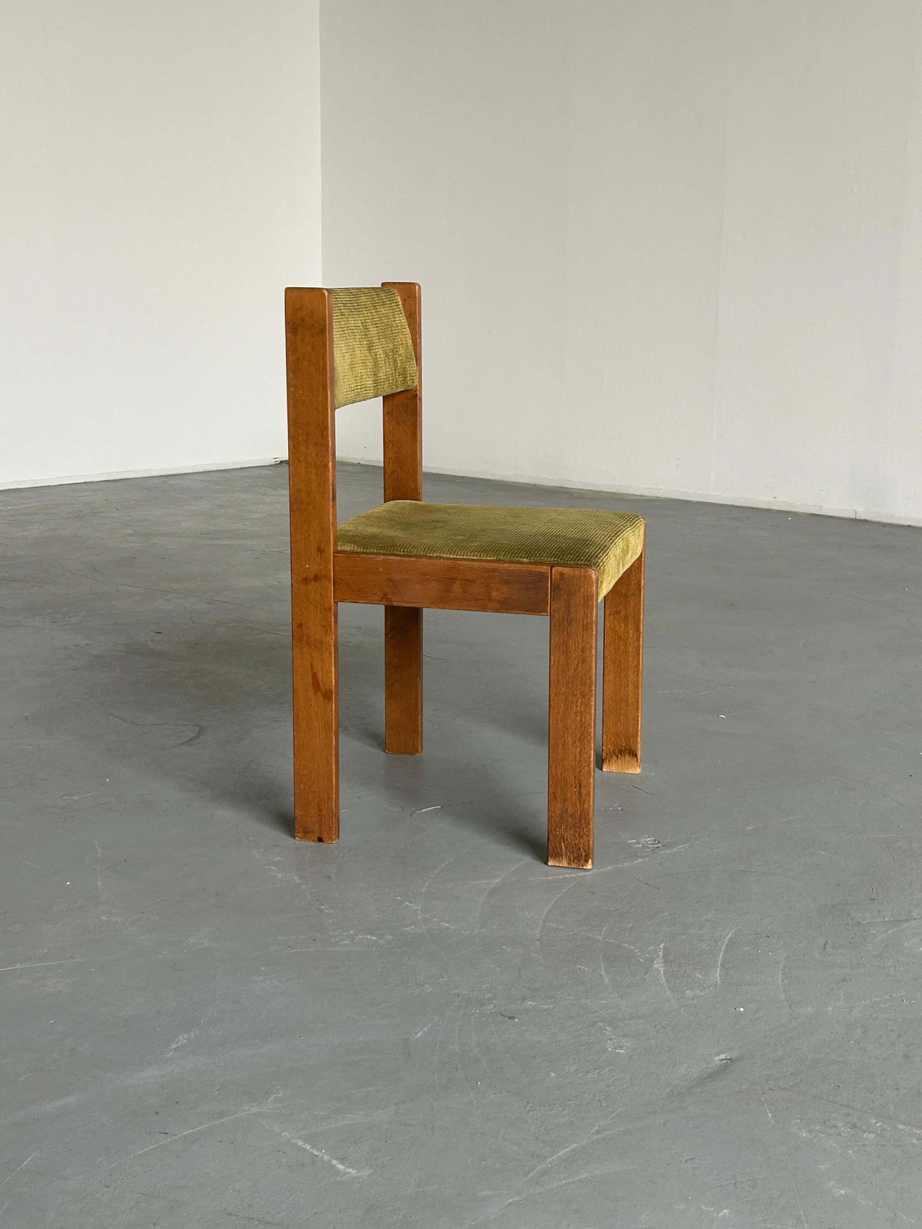 Autrichien Chaise de salle à manger constructiviste moderne du milieu du siècle dernier par Wiesner Hager, Autriche, années 1960 en vente