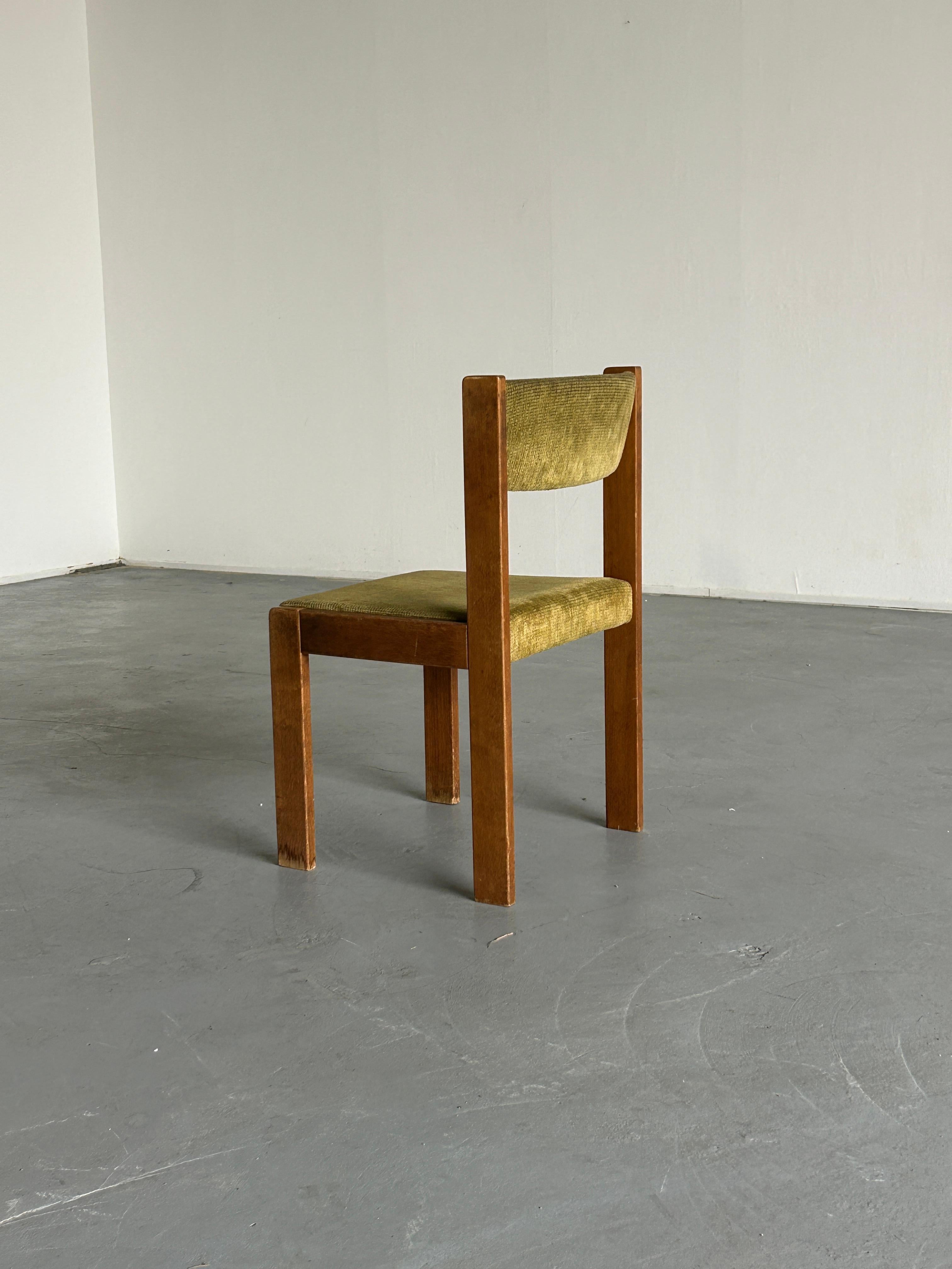 Mid-20th Century Mid-Century Modern Constructivist Dining Chair by Wiesner Hager, 1960s Austria For Sale