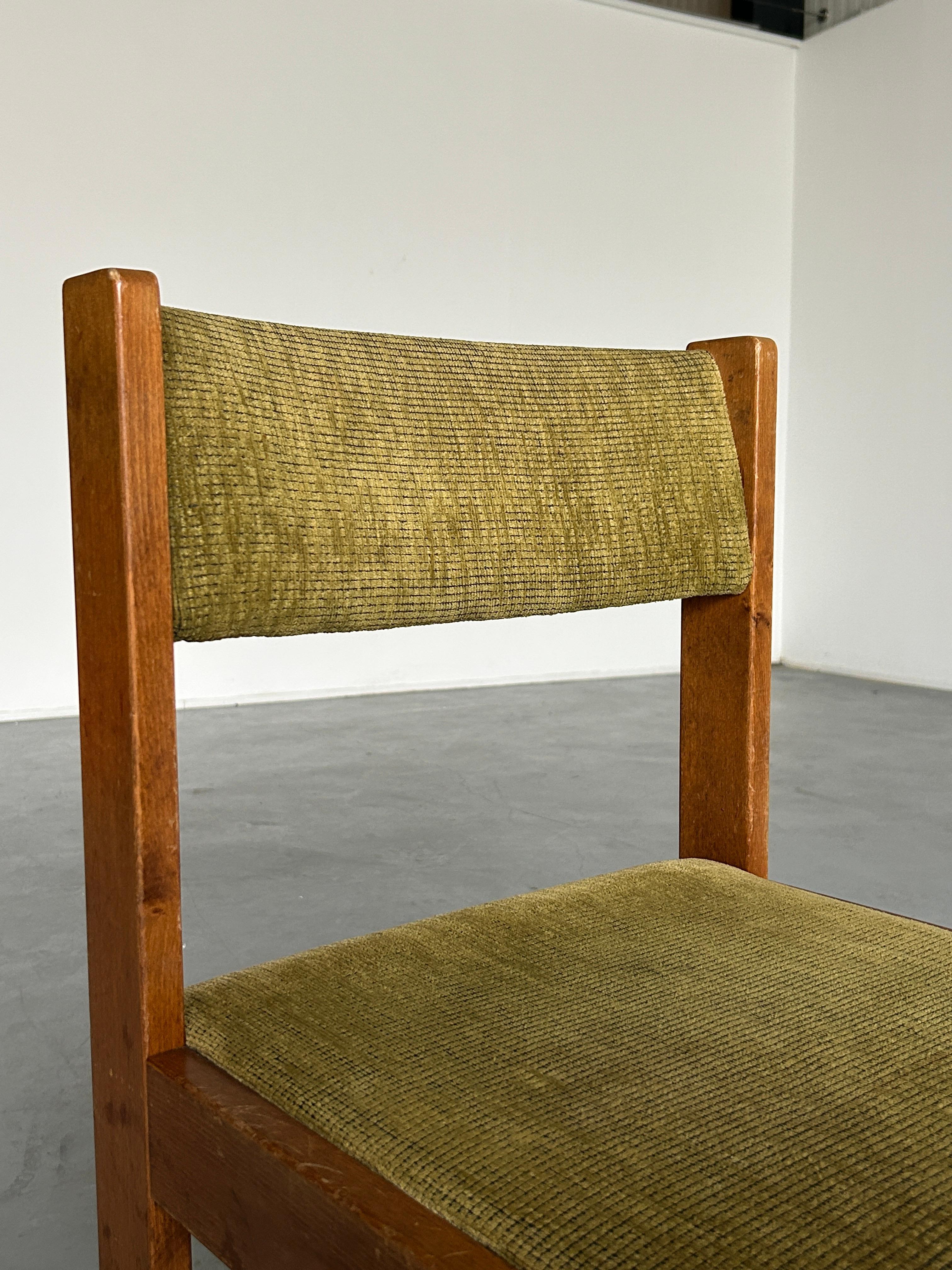 Mid-Century Modern Constructivist Dining Chair by Wiesner Hager, 1960s Austria 2