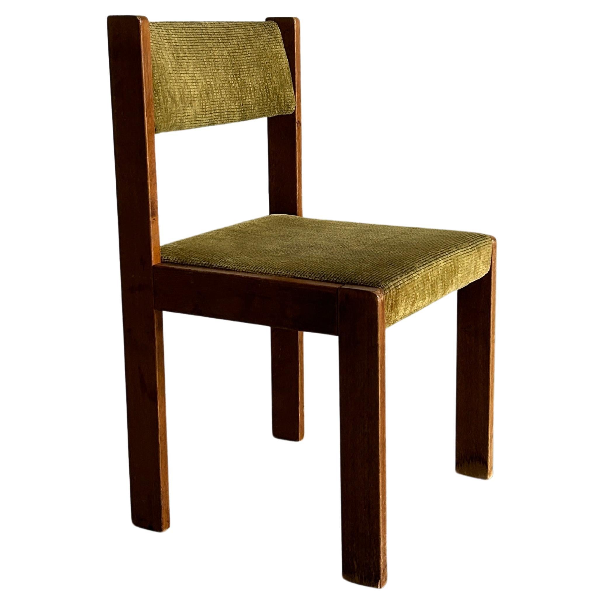 Mid-Century Modern Constructivist Dining Chair by Wiesner Hager, 1960s Austria For Sale