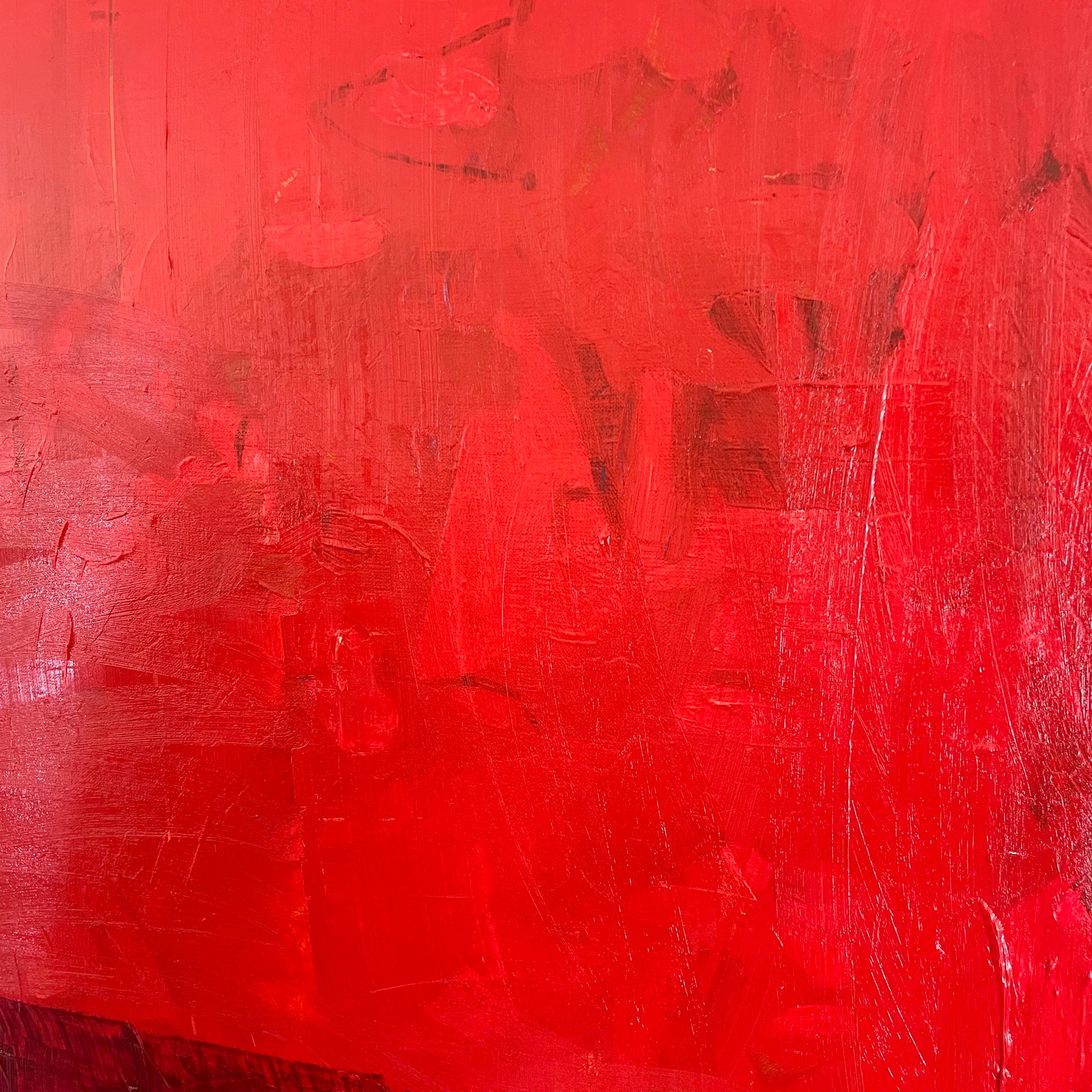 Pittura contemporanea di metà secolo, olio su tela, stile Mark Rothko In condizioni buone in vendita a Bedford Hills, NY