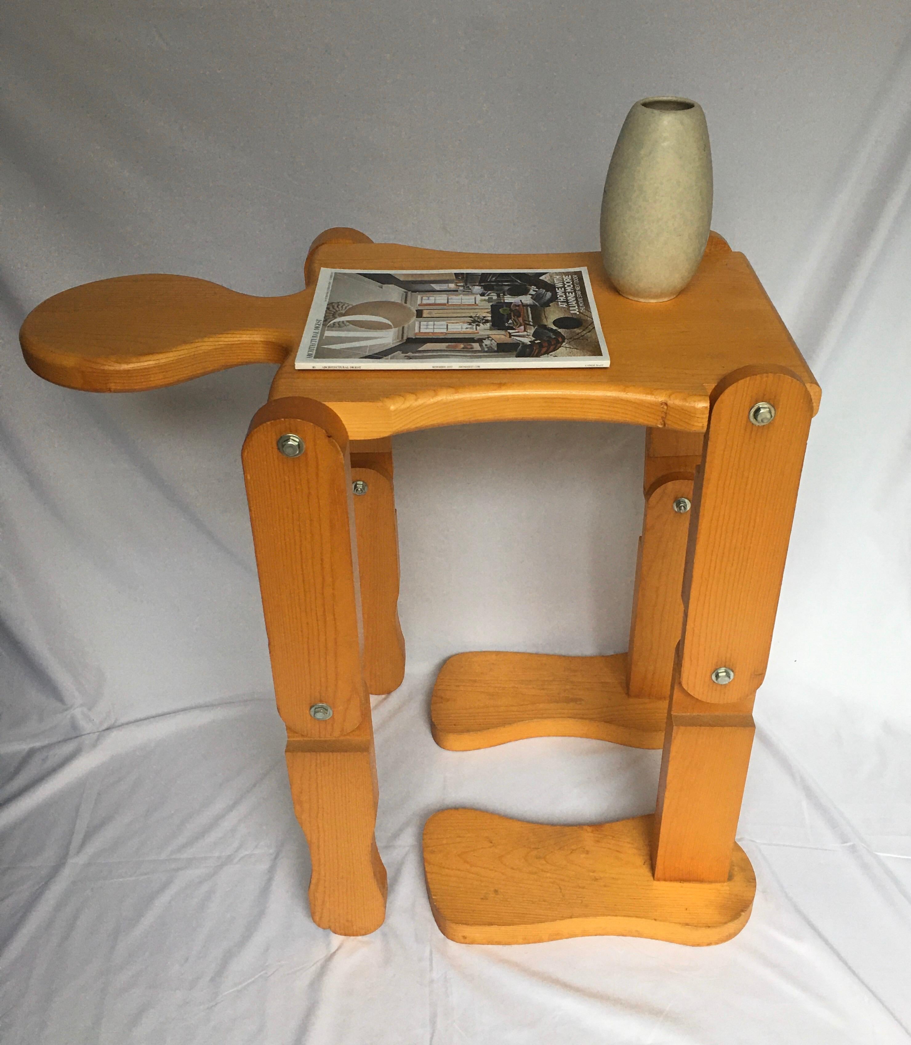 Mid-Century Modern Contemporary Sculptural Folk Pop Art Figure Side End Table 12