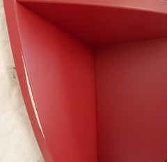 Mid Century Modern "Continental" red Bookcase by Joe Colombo, 1960s