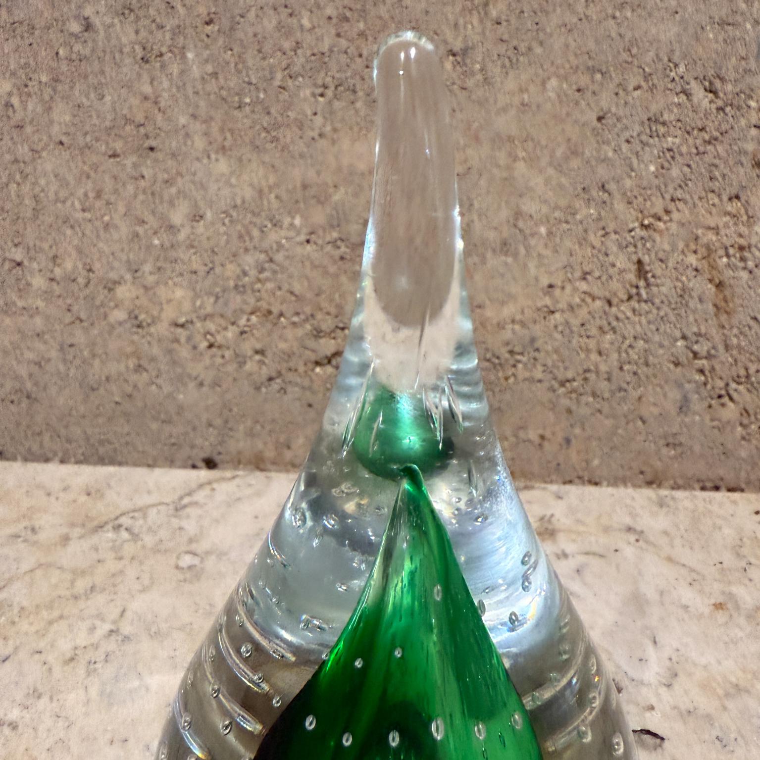 Pisapapeles de Murano Moderno de Mediados de Siglo Burbuja de Control Verde en Bueno estado para la venta en Chula Vista, CA