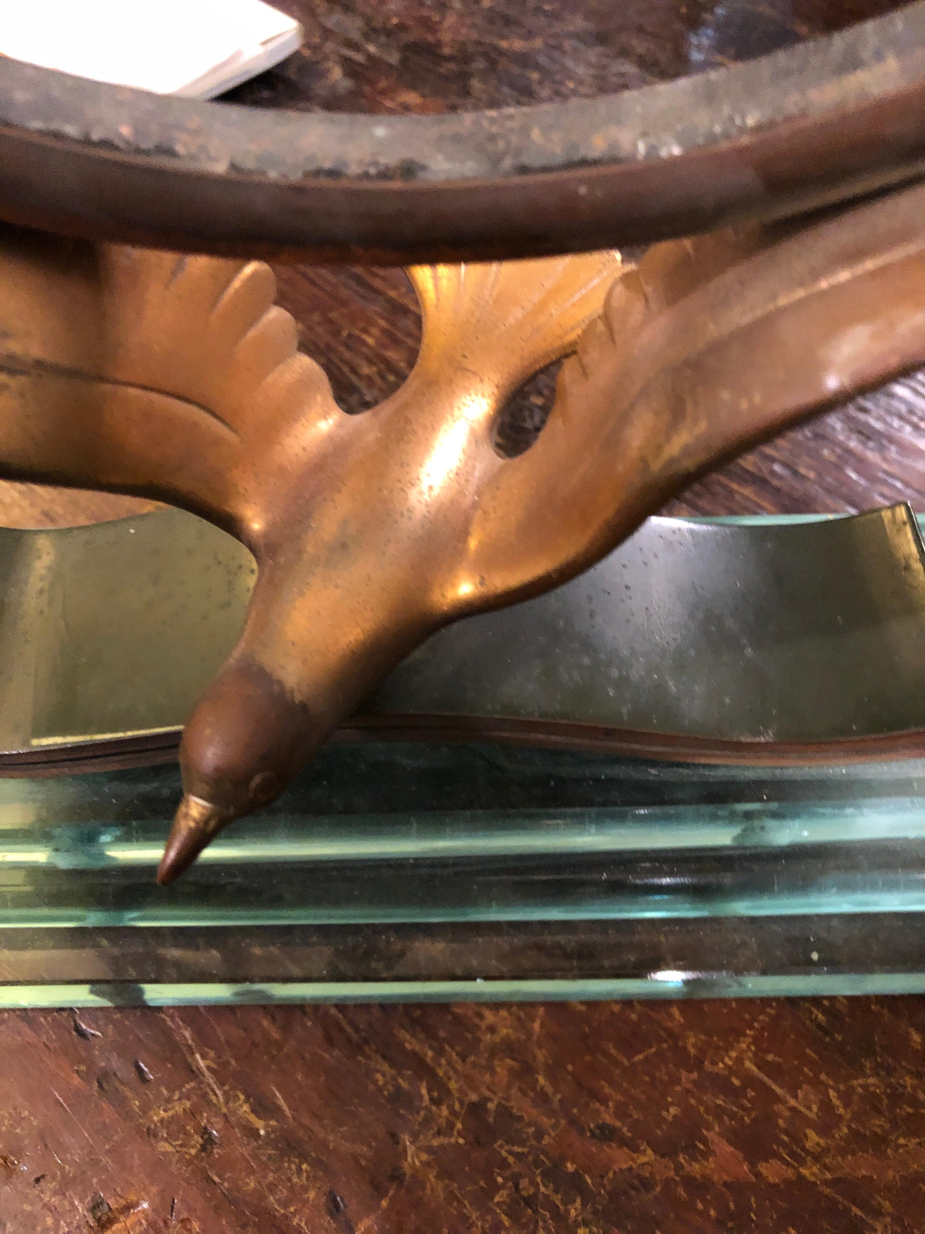 An Elegant 1940s Gio Ponti Style Mid-Century Modern Italian Table Mirror For Sale 8