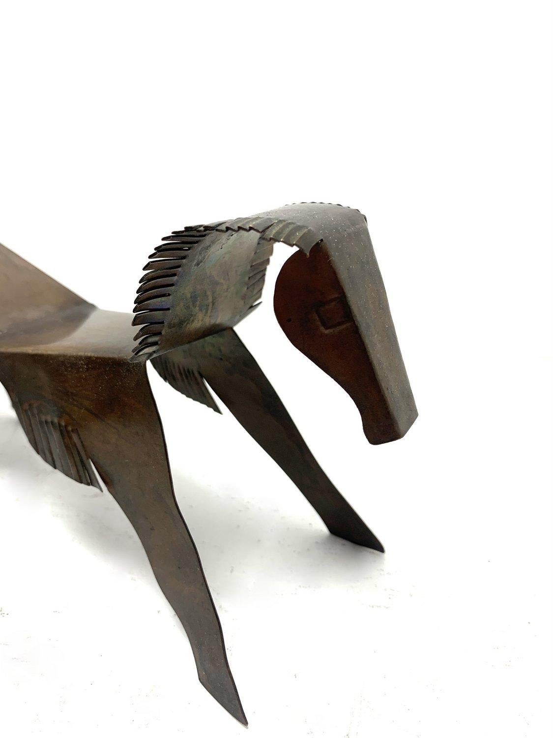 MidCentury Modern Copper Horse Figurine at 1stDibs copper horse statue