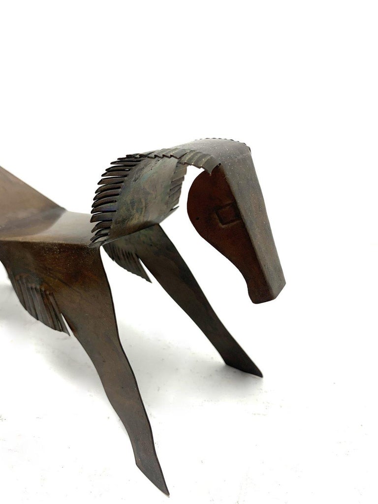 MidCentury Modern Copper Horse Figurine at 1stDibs copper horse statue