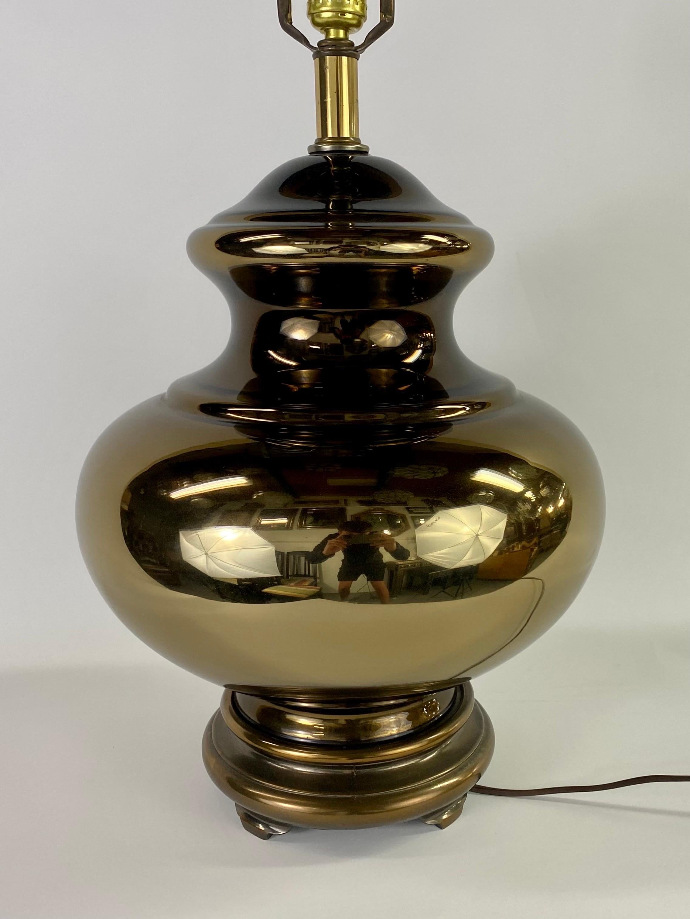 Cuivre Paire de lampes de table en cuivre The Modernity  en vente