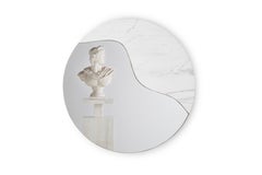 Specchio da parete Corfu, Specchio, Marmo, Fatto a mano da Greenapple