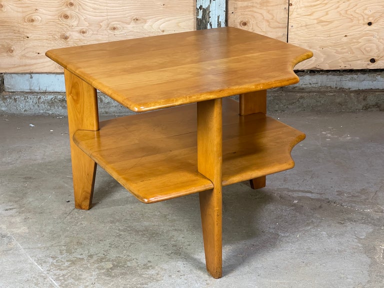 MidCentury Modern Corner Table by Russel Wright for Conant Ball at 1stDibs