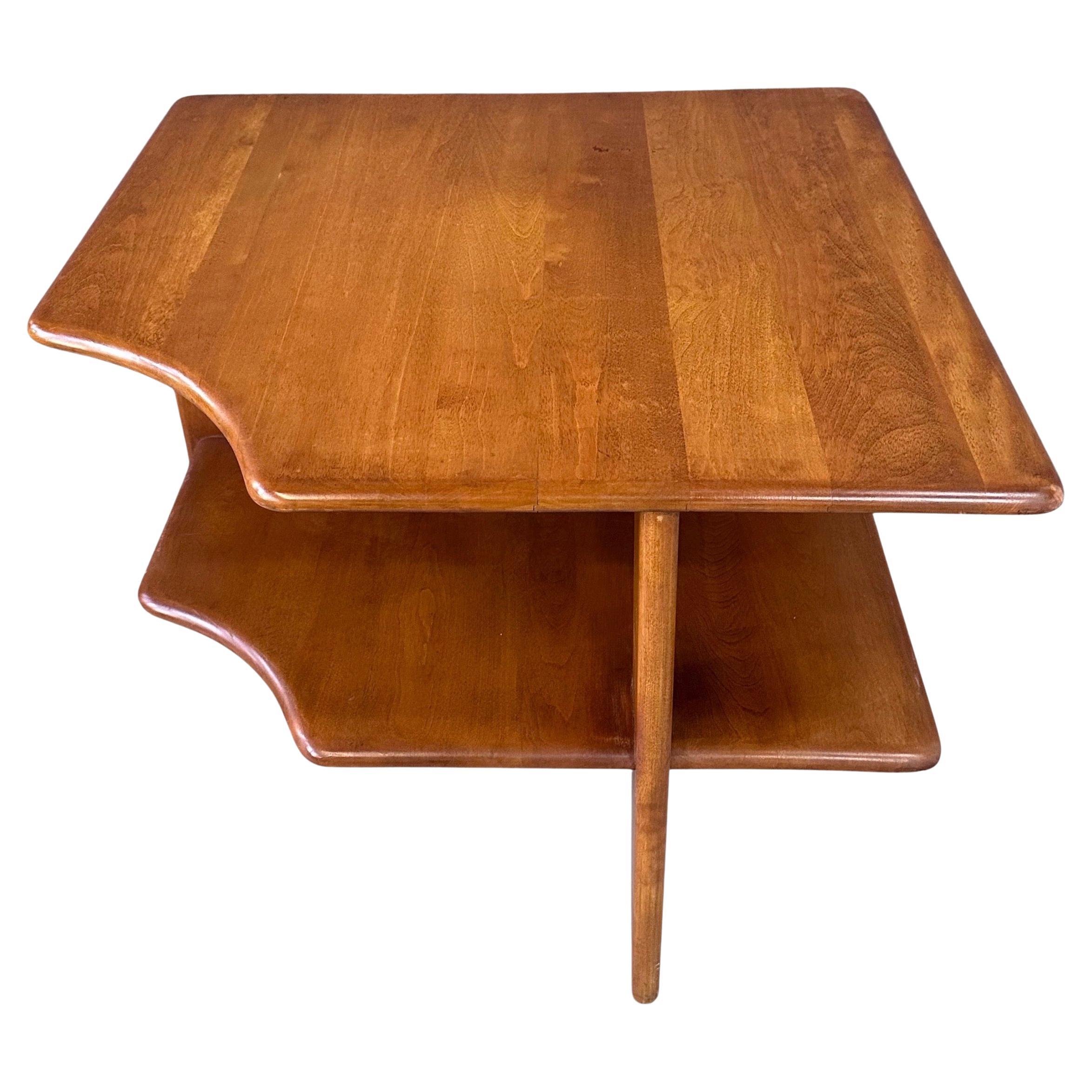 Mid-Century Modern Corner Table by Russel Wright for Conant Ball For Sale