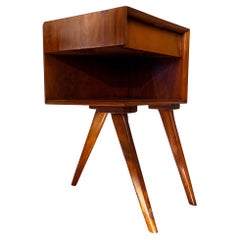 Mid-Century Modern Corner Table in Caviuna Hardwood, 1950s