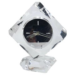 Mid-Century Modern Cosmo Quartz Lucite Framed Clock