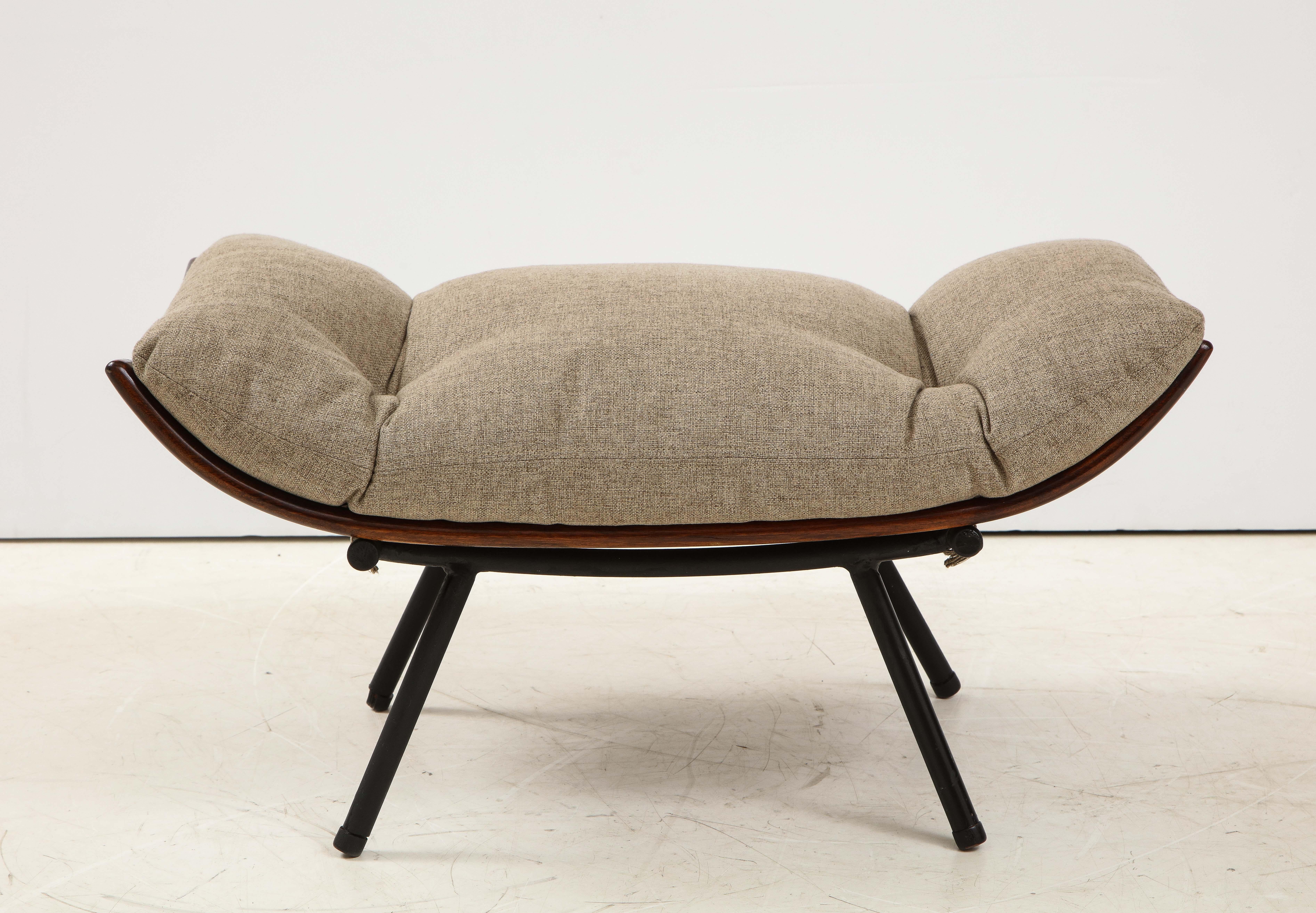 Mid-Century Modern Costela Lounge Chair by Carlo Hauner and Martin Eisler, 1950s 3