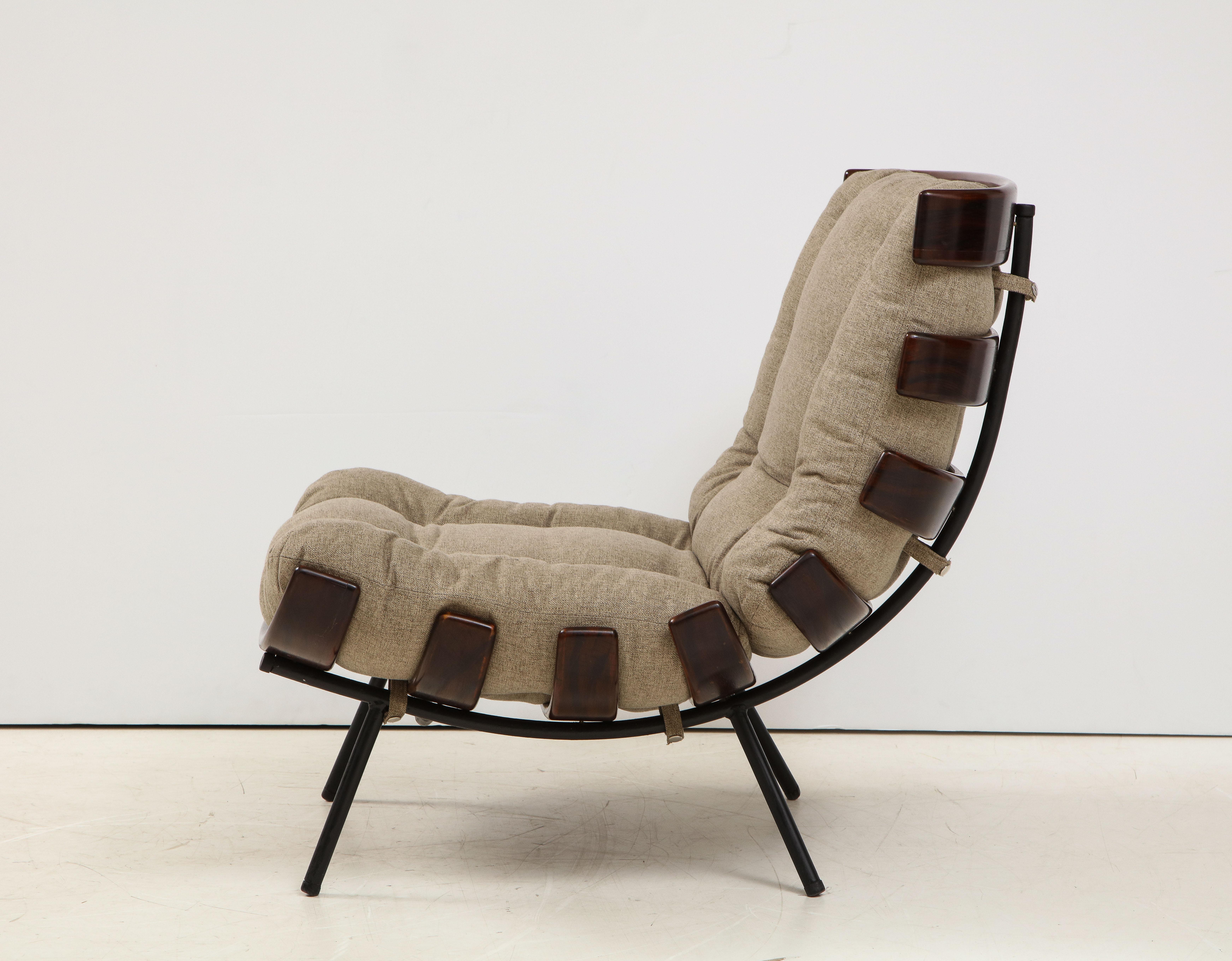 Mid-Century Modern Costela Lounge Chair by Carlo Hauner and Martin Eisler, 1950s 4