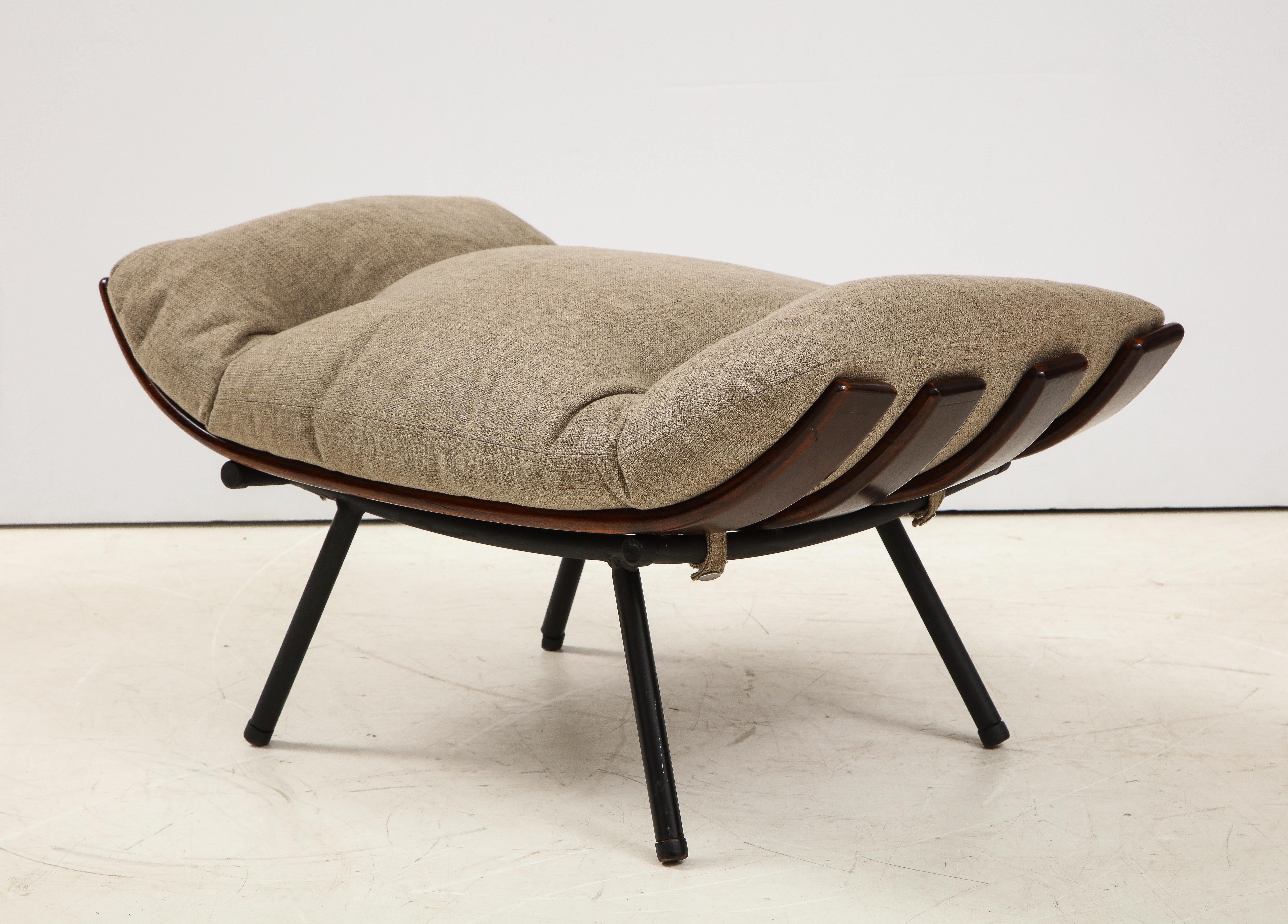 Mid-Century Modern Costela Lounge Chair by Carlo Hauner and Martin Eisler, 1950s 2