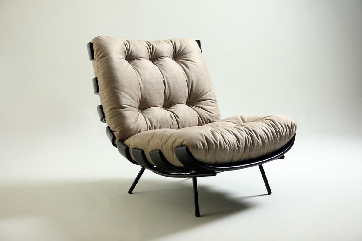 Brazilian Mid-Century Modern Costela Lounge Chair Carlo Hauner Martin Eisler ‘Set of 2’