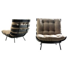 Mid-Century Modern Costela Lounge Chair Carlo Hauner Martin Eisler ‘Set of 2’