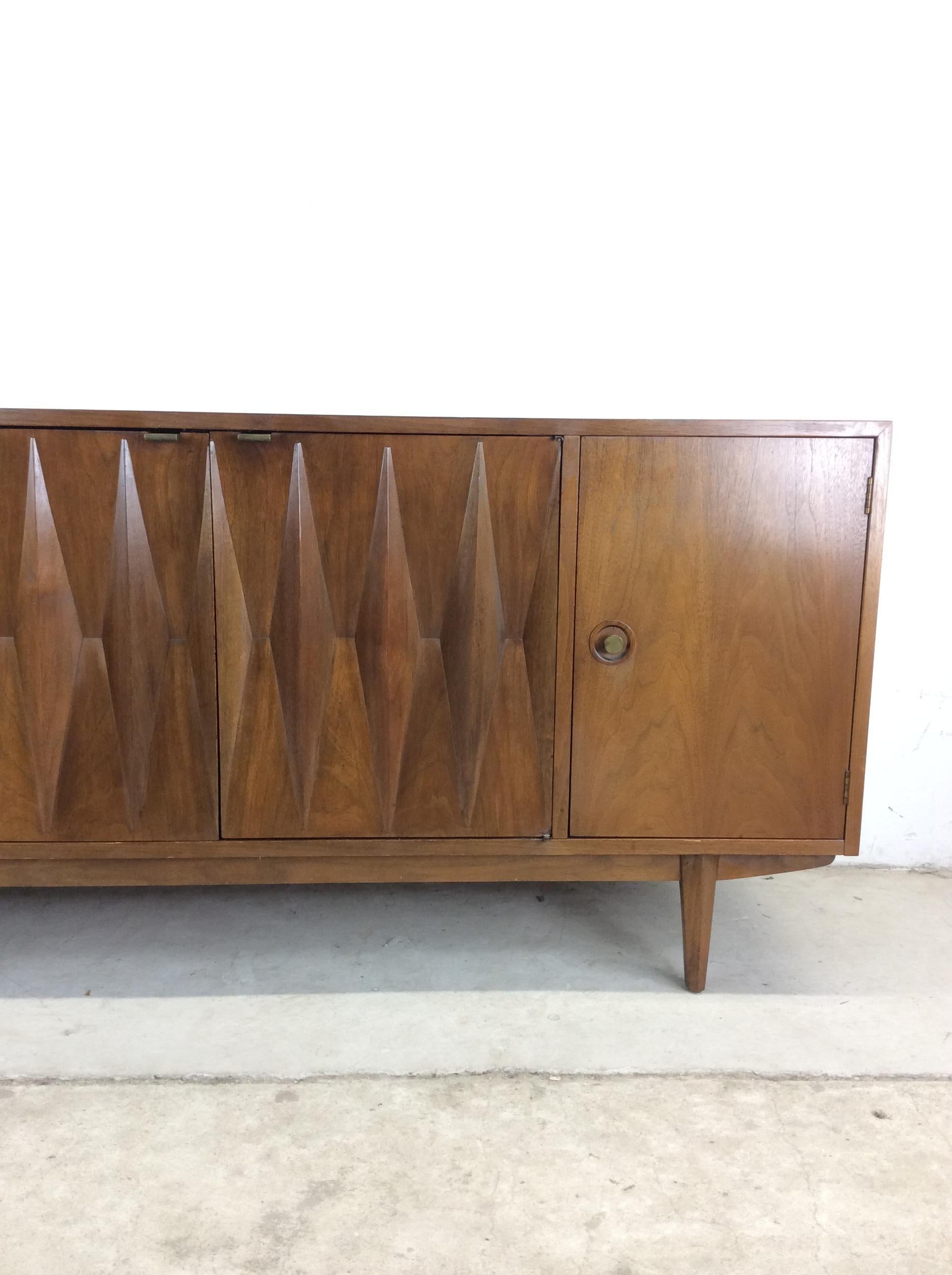 Mid-Century Modern Crédence moderne du milieu du siècle par Albert Parvin pour American of Martinsville en vente