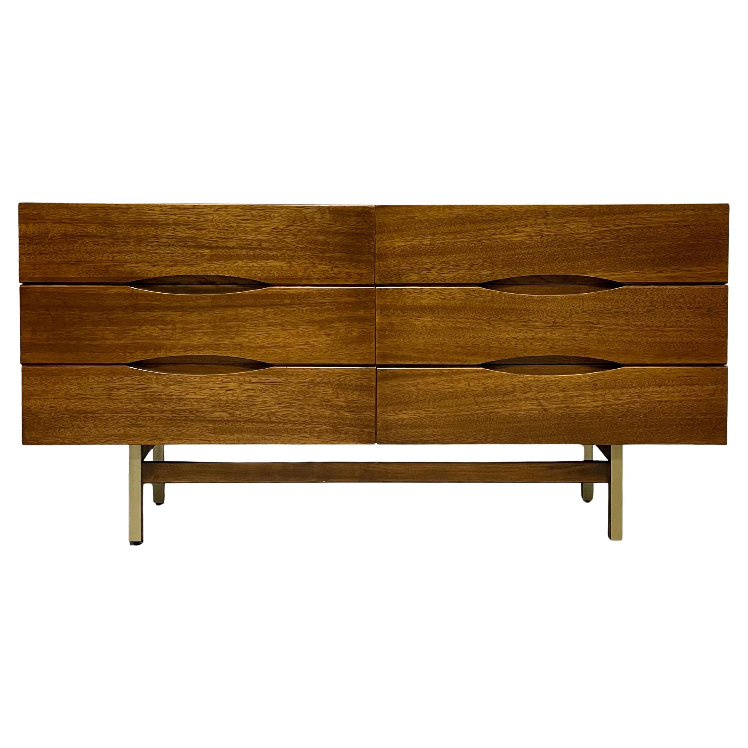 CREDENZA MODERNA DE MEDIO SIGLO / Cómoda doble American of Martinsville, c. 1960