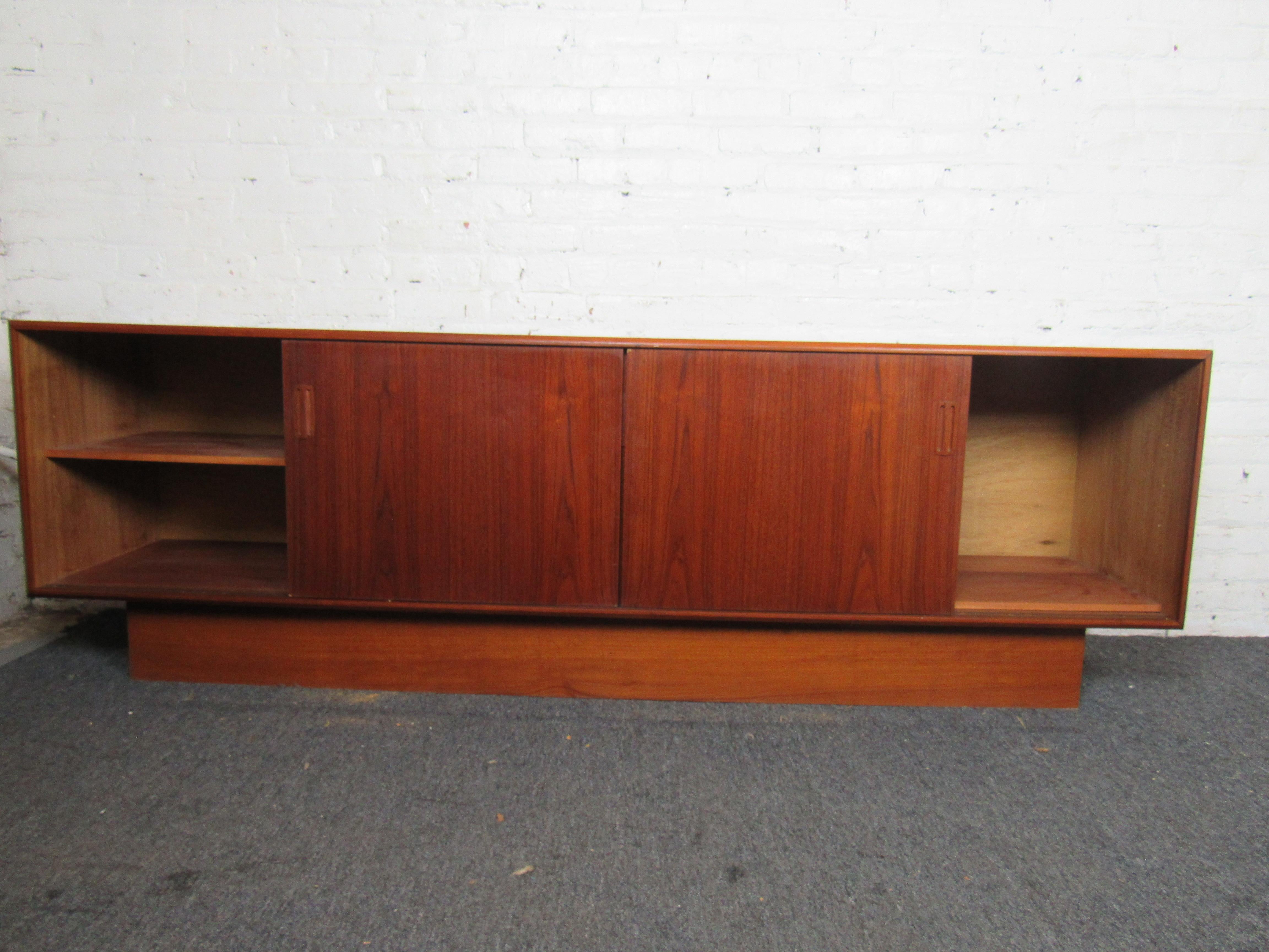 Teak Mid-Century Modern Credenza For Sale